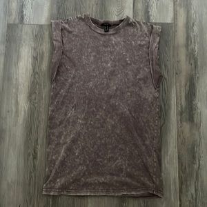 Lavender shirt dress